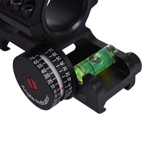 Kabarcık seviyesi ile taktik çift kapsam dağı yüzük montaj 21mm montaj uyar - Product Image 5