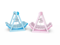 Joli plateau <span class=keywords><strong>de</strong></span> rangement en bois bleu/rose pour peinture bateau <span class=keywords><strong>pirate</strong></span> pour bébé Vente en gros plateau <span class=keywords><strong>de</strong></span> rangement en MDF pour bébé avec certificat <span class=keywords><strong>SABRE</strong></span> - Product Image 3