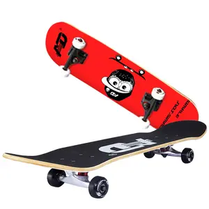 Aanpassen kleurrijke dek met licht up wielen skateboard te koop
