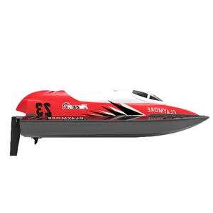 Rojo eléctrico de alta calidad hobby de alta velocidad pequeño jet genial rc barco sin escobillas para venta