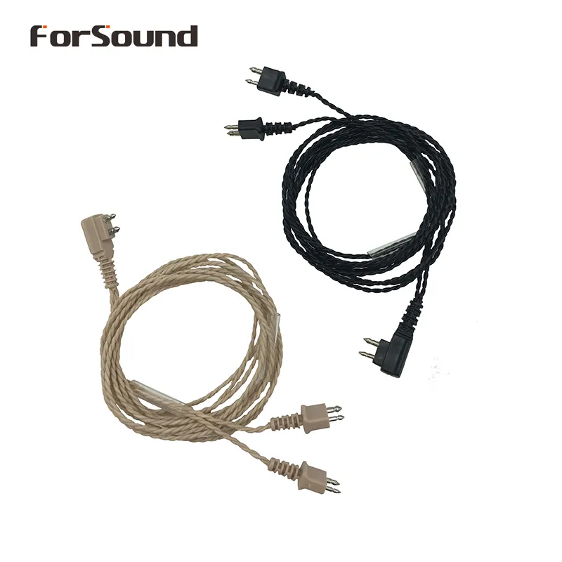 Siemens Quality Body Aid 2-Pin Y Cord Cable for Amiga Hearing Aid