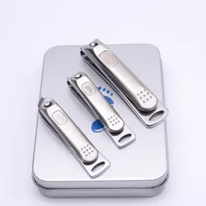 Premium Stainless Steel 3Pcs Ingrown Thick Wide Jaw Large Small Curved Nail Trimming Clippers Kit in Tin Box export Amazo
