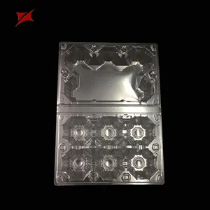 Clear PET 2X3 Specification plastic egg packaging tray