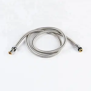 high spiral stainless steel wire reinforced spring shower hose with CE ACS Watermark