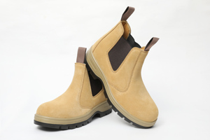 <strong>Chelsea</strong> Style <strong>Steel</strong> <strong>Toe</strong> Cap Wheat Suede Leather Safety <strong>Boots</strong> Anti slip Men Casual Shoes Australia - Product Image 2