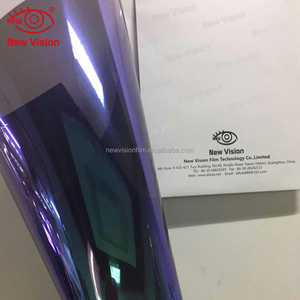 <span class=keywords><strong>Film</strong></span> de pare-brise anti-éblouissement, <span class=keywords><strong>film</strong></span> décoratif pour vitres de voiture, <span class=keywords><strong>film</strong></span> caméléon irisé changeant de couleur, amovible - Product Image 3