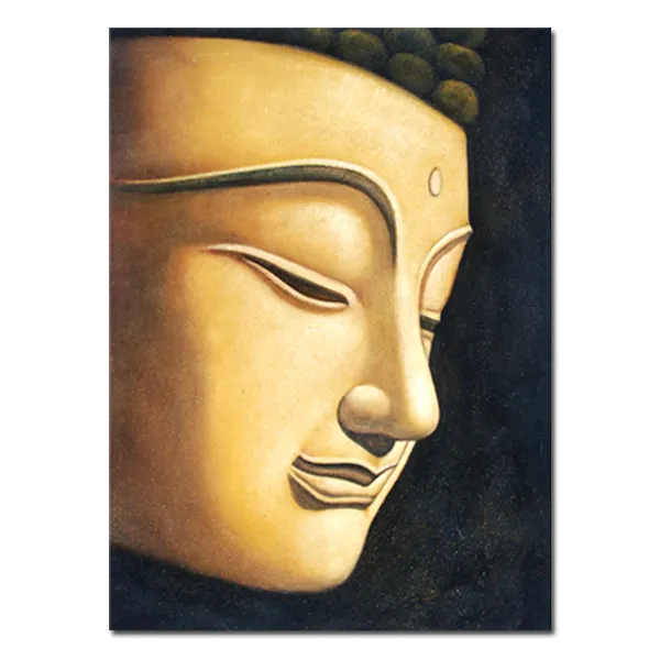 Chinese unique handmade oil painting of buddha side