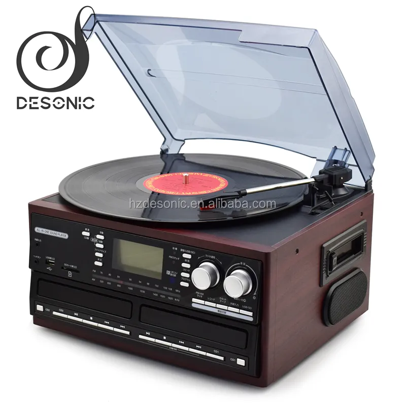 ÇIFT CD BURNER TURNTABLE KAYDEDICI KASET RADYO