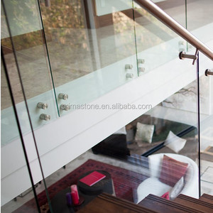 De Seguridad moderno de vidrio sin marco de barandas <span class=keywords><strong>para</strong></span> escaleras de vidrio balaustradas Detalles - Product Image 3