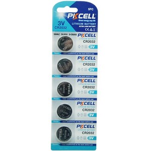 Ventas al por mayor pkcell 3 V CR2032 batería 5004LC BR2032 DL2032 ECR2032 CR 2032 batteria - Product Image 3