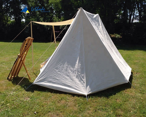 <span class=keywords><strong>Tenda</strong></span> Medievale <span class=keywords><strong>Bianca</strong></span> in Cotone 5x3m per Glamping e Campeggio all'Aperto con Protezione Solare - Product Image 5
