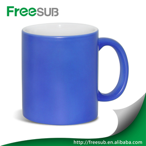 Al por <span class=keywords><strong>mayor</strong></span> en blanco sublimación color cambio cerámica taza productos de sublimación - Product Image 2