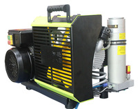 Equipo de buceo de seguridad profesional, fabricante chino, 200bar, 300bar, portátil, compresor de aire de respiración para buceo