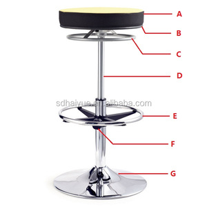 Top Quality Bar Chair Swivel Bar <strong>Stool</strong> Modern <strong>Adjustable</strong> <strong>Stool</strong> - Product Image 1