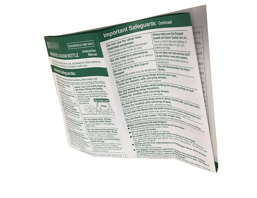 Custom instruction manual/catalogues/booklet/ leaflet/ flyers /brochures printing