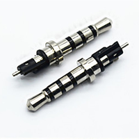 Connettore Audio placcato oro del nichel della spina della cuffia avricolare di pali di 2.5mm 4