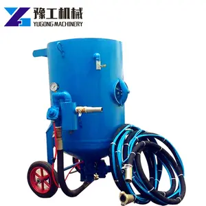 Portable Wheel Type Sand Blasting Machine Sandblaster with CE Certification