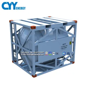 10ft ISO criogénico contenedor tanque LOX LIN LAr LCO2 GNL con el fabricante de China