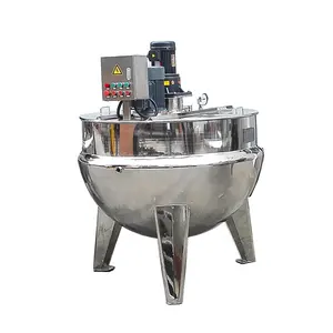 L and B designed and manufactured 1000L electric heating jacketed kettle for jam