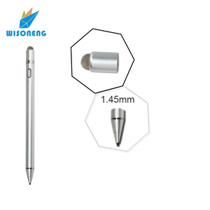 Có thể sạc lại Hoạt Động Stylus <span class=keywords><strong>Pen</strong></span> Màn Hình Cảm Ứng điện dung Hoạt Động Kỹ Thuật Số Thông Minh Bút 1.45mm Fine Điểm Đồng Tip Cảm Ứng Stylus Kim Loại - Product Image 5