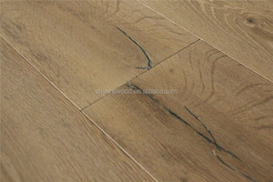 Cepillado apenada stained Erupean <span class=keywords><strong>roble</strong></span> blanco <span class=keywords><strong>parquet</strong></span> - Product Image 5
