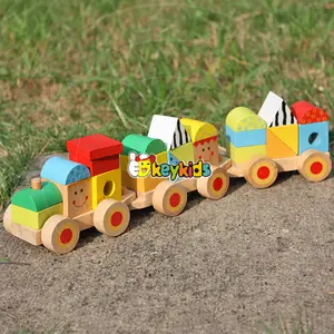 2023 wholesale baby wooden train toy,popular kids wooden train toy,high quality children wooden toy train W04A282