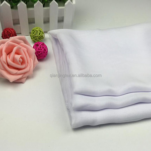 <span class=keywords><strong>Tela</strong></span> de Chifón Blanca Sedosa Transparente Delgada de 30D a Precio de Fábrica para Vestido de Verano - Product Image 4
