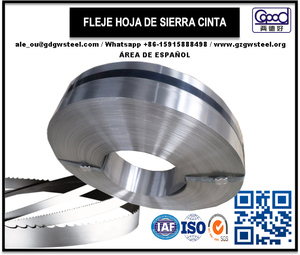 75Ni8 hoja de sierra de cinta de fleje de acero - Product Image 5