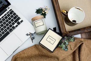 Set regalo di candele profumate di lusso <span class=keywords><strong>diffusore</strong></span> di fragranze per la casa di moda olio essenziale di oliva rinfrescare il set regalo di candele di soia aromatiche pure - Product Image 4