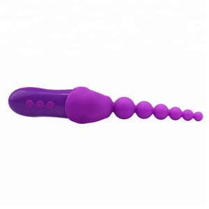 Vibromasseur avec 3 accessoires de tête, vibromasseur à balles, œufs vibrants et accessoires - Product Image 6
