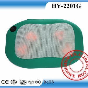Coussin cervical massant vert coleur utiliser dans la voiture / maison - Product Image 1