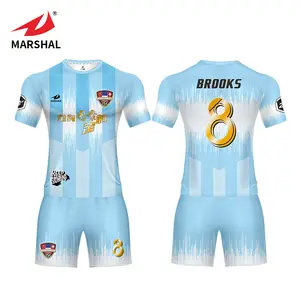 Marshal New Model Cheap Soccer Uniforms For Teams Custom Shirts Wholesale Training Suits Football Kit Soccerwear Soccer Jersey