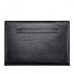 Sac a main femme bolso de mano sobre de cuero de gran capacidad, maletín de negocios de piel de cocodrilo Bolsa De sobre para hombres - Product Image 3