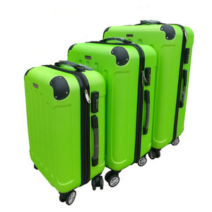 Sacs à <span class=keywords><strong>roulettes</strong></span> de voyage d'affaires Couleur vert pomme Ensemble de bagages tendance 3 pièces avec coins de protection Bagages de cabine - Product Image 6