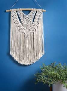 Moderne Boho Chic Macramé Tenture Murale Fait Main Coton Biologique Écologique Décoration de Maison Nouveau Design INS Style Cadeau de Maison - Product Image 4