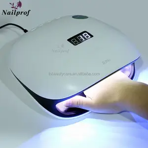 En iyi Kalite Nailprof 48 w SUN4 Led Tırnak UV Lamba UV LED Tırnak Jel Için Zamanlayıcı Ile