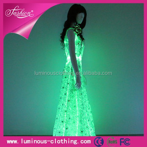 Led glow patrones del vestido de boda libre / envío de alibaba vestido de boda / taobao vestido de boda vestido - Product Image 4