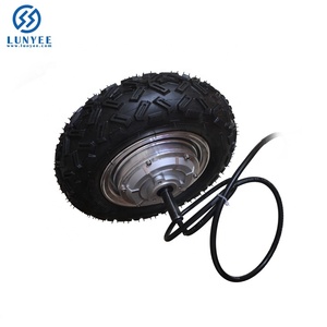 10นิ้วเพลาเดียวไฟฟ้าฮับมอเตอร์ล้อสำหรับสกูตเตอร์ - Product Image 4
