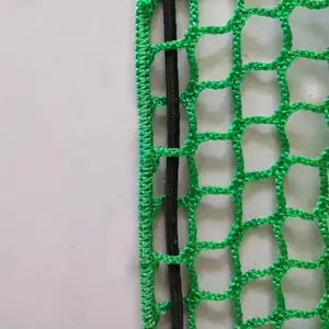 สีเขียวโพลีโพรพีลีน Knot-Less Cargo Net