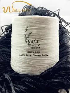 Flat filament yarn / Rayon Raffia 4000D Semi-dull raw material cones