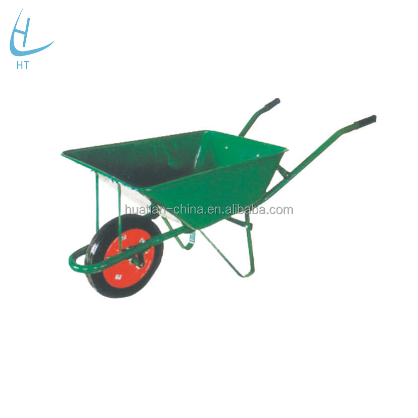 Тачка из Индонезии WB3002 с твердым колесом, грузоподъемность 120 кг