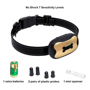 Pet Trianer de operación de la batería perro corteza capacitación <span class=keywords><strong>Collar</strong></span> electrónico <span class=keywords><strong>Anti</strong></span> corteza <span class=keywords><strong>Collar</strong></span> de perro