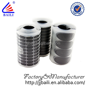 <span class=keywords><strong>2</strong></span> 센치메터 직경 스티커 다시 동전 후크 루프/루프 접착 스트립 테이프 흰색 - Product Image 1