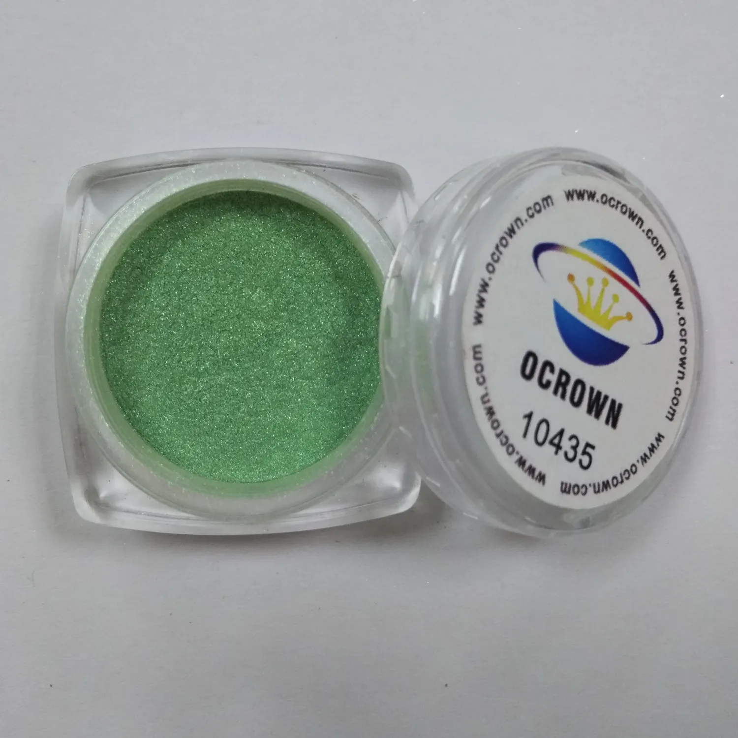 Großhandel grüne Glimmer pulver peale zierende metallische Perlen pigmente