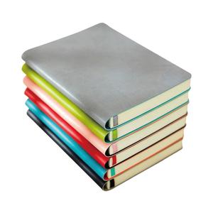 สมุดจดแบบตารางแบบนุ่ม A5โลโก้ที่กำหนดเอง undated - Product Image 1
