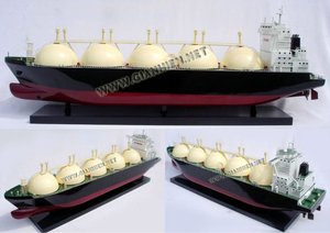 เรือบรรทุกแก๊ส (เรือบรรทุกแอลเอ็นจี) แบบจำลองเรือไม้-บริษัท จีเอ เอ็น ฮิเอ็น จำกัด TK0020P สำหรับเด็กอายุ 5-7 ปี เวียดนาม - Product Image 6