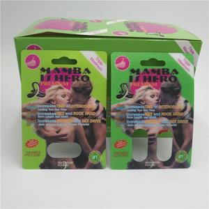 Nam Enhancement Pills Capsule Bao Bì Xanh Mamba / Black Mamba / Mamba 7K Thẻ Giấy Vỉ - Product Image 5