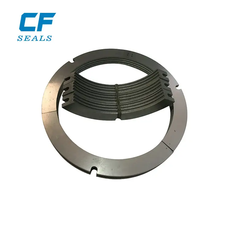 Custom Mutil Part Carbon Graphite Split Segmented Seal Ring