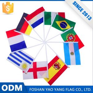 Sitio Web Alibaba Venta Al Por Mayor de Encargo Mano Temblorosa Bandera del País - Product Image 2