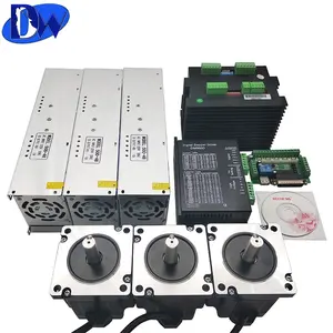 3แกน Cnc Nema34 Stepper Motor,ไดร์เวอร์สเต็ปเปอร์,Mach3ชุดบอร์ดฝ่าวงล้อม